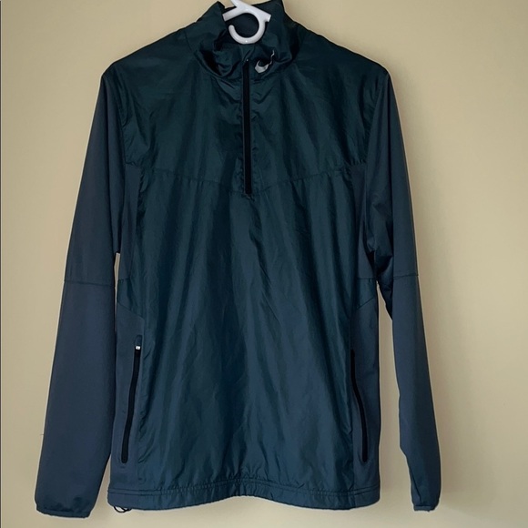 Nike Men’s Golf Windbreaker Lightweight Quarter Zip Size S - Picture 2 of 8